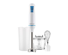 Mellerware Stick Blender With Attachments Stainless Steel White Single Speed 500W "Robot 500 Inox"
