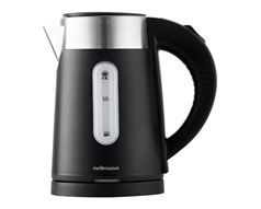 Mellerware Kettle Double Wall Cordless Stainless Steel Black 0.8L 800-900W "Siena Compact"