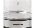 Mellerware Kettle 360 Degree Cordless Glass Silver 1.8L 2200W "Azure"