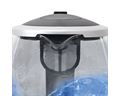 Mellerware Kettle 360 Degree Cordless Glass Silver 1.8L 2200W "Azure"