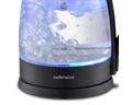 Mellerware Kettle 360 Degree Cordless Glass Black 1.8L 2200W "Storm"