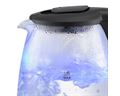 Mellerware Kettle 360 Degree Cordless Glass Black 1.8L 2200W "Storm"