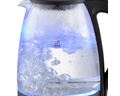 Mellerware Kettle 360 Degree Cordless Glass Black 1.8L 2200W "Storm"