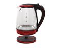 Mellerware Kettle 360 Degree Cordless Glass Red 1.8L 2200W "Azure"