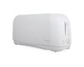 Mellerware Toaster 4 Slice Plastic White 1300W "Hot Slice" #