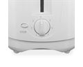 Mellerware Toaster 4 Slice Plastic White 1300W "Hot Slice" #