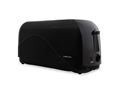 Mellerware Toaster 4 Slice Plastic Black 1300W "Hot Slice"