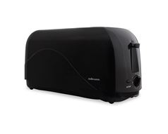 Mellerware Toaster 4 Slice Plastic Black 1300W "Hot Slice" #