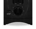 Mellerware Toaster 4 Slice Plastic Black 1300W "Hot Slice" #