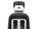 Mellerware Toaster 4 Slice Plastic Black 1300W "Hot Slice" #