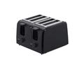 Mellerware Toaster 4 Slice Plastic Black 1300W  "Eco Max"