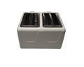 Mellerware Toaster 4 Slice Plastic White 1300W "Eco Max"