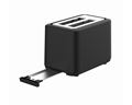 Mellerware Toaster 2 Slice Plastic Black Stainless Steel Trim 7 Heat Settings 760W "Metro"