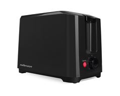Mellerware Toaster 2 Slice Plastic Black 7 Heat Settings 700W "Eco"