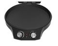 Mellerware Pizza Maker Opens 180-Degrees Adjustable Temperature Non-Stick Black 31.8Cm 2000W "Pizzapal"