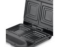 Mellerware Sandwich Maker 2 Slice Non-Stick Black & Stainless Steel 800W "Planet" #