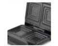 Mellerware Jaffle Maker 2 Slice Non-Stick Black & Stainless Steel 750W "Planet"