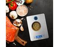 Mellerware Kitchen Scale Battery Operated Lcd Display Stainless Steel Brushed 5Kg 4.5V "Saxony" #