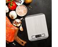 Mellerware Kitchen Scale Battery Operated Lcd Display Stainless Steel Silver 5Kg Aaa 3V "Weigh 2 Go"