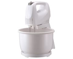 Mellerware Hand Mixer With Stand & Bowl White 5 Speed 200W "Mixpro"