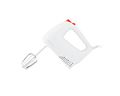 Mellerware Hand Mixer With Dough Hooks & Beaters Chrome White 5 Speed 100W "Mixo"