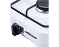 Mellerware Stove Gas Table Top Single Burner Adjustable Temperature Powder Coat White "Vulcan I"
