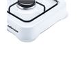 Mellerware Stove Gas Table Top Single Burner Adjustable Temperature Powder Coat White "Vulcan I"