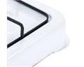 Mellerware Stove Gas Table Top Single Burner Adjustable Temperature Powder Coat White "Vulcan I"