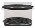 Mellerware Egg Boiler 7 Egg Plastic Black 2 Tier 90W "Egg Master"