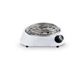 Mellerware Hotplate Single Powder Coat White Spiral Plate 1000W "Helios" Locally Produced