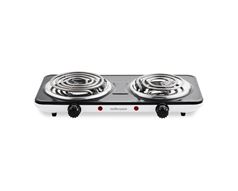 Mellerware Hotplate Double Powder Coat Black & White Spiral Plate 2500W "Powerplus" Locally Produced