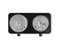 Mellerware Hotplate Double Powder Coat Black & White Spiral Plate 2500W "Powerplus" Locally Produced