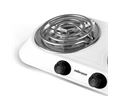 Mellerware Hotplate Double Powder Coat White Spiral Plate 2000W "Helios" Locally Produced