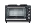 Mellerware Mini Oven With Solid Hot Plates Steel Black 30L 3250W "Horizon 30" Locally Produced