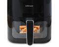Mellerware Air Fryer With Viewing Window Manual Operation Non-Stick Black 4.6L 1450W "Vitality Xl"