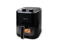 Mellerware Air Fryer With Viewing Window Manual Operation Non-Stick Black 4.6L 1450W "Vitality Xl"