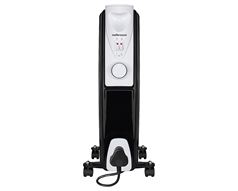 Mellerware Heater 9 Fin Oil Filled Steel Black 3 Heat Settings 2000W "Mohabi 2000" #