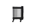 Mellerware Heater 9 Fin Oil Filled Steel Black 3 Heat Settings 2000W "Mohabi 2000" #