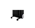 Mellerware Heater 9 Fin Oil Filled Steel Black 3 Heat Settings 2000W  Mohabi 2000 