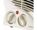 Mellerware Heater Floor Fan Plastic White 2Heat Settings 2000W "Swiss"