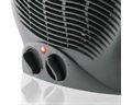 Mellerware Heater Floor Fan Plastic Graphite 2Heat Settings 2000W "Swiss"