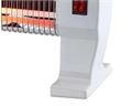 Mellerware Heater 3 Heat Setting Quartz Plastic White 3 Bar 1200W "Ember"