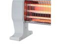 Mellerware Heater 3 Heat Setting Quartz Plastic White 3 Bar 1200W "Ember"