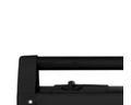 Mellerware Heater 2 Heat Settings Quartz Plastic Black 4 Bar 1600W "Inferno"