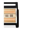 Mellerware Heater 2 Heat Settings Quartz Plastic Black 4 Bar 1600W "Inferno"