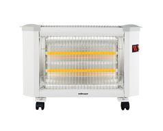Mellerware Heater Quartz Powder Coat White 5 Bar 2000W "Flare"