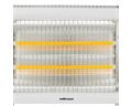 Mellerware Heater Quartz Powder Coat White 5 Bar 2000W "Flare"