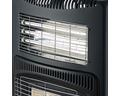 Mellerware Heater Gas & Electric Adjustable Temperature Steel Black 3Bar 4.2Kw "Hybrid"
