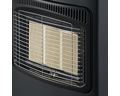Mellerware Heater Gas & Electric Adjustable Temperature Steel Black 3Bar 4.2Kw "Hybrid"