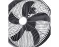 Mellerware Fan 3 Speed Floor Fan Metal Black 45Cm 65W "Velocity 18"